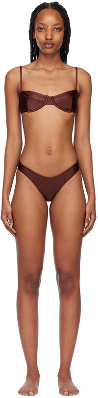 Haight Bikini Vintage & Leila brun