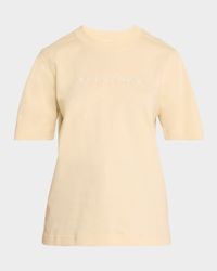 Intricate Logo Emboridered Femimine Fit T-Shirt