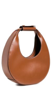 STAUD Mini Moon Bag Tan One Size