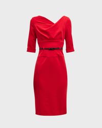 Jackie 3/4-Sleeve Sheath Dress