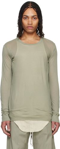 Rick Owens Green Hollywood Basic LS T-shirt