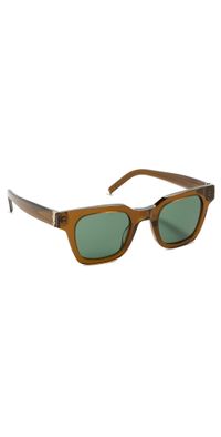 Saint Laurent SL M157 Sunglasses BROWN-BROWN-GREEN One Size