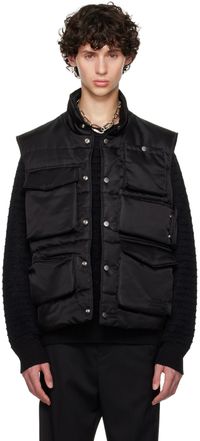 MM6 Maison Margiela Veste noire à poches
