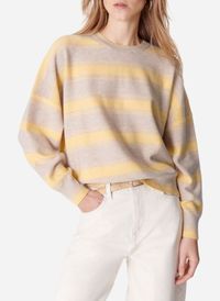 Vanessa Bruno - Pull col rond en laine - Taille 4 - Beige