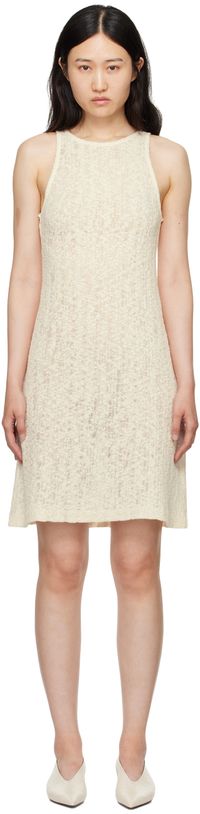 BITE Off-White Whisper Midi Dress