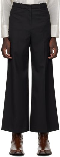 LOW CLASSIC Black Wide Trousers
