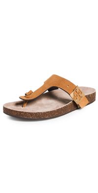 Tory Burch Mellow Thong Sandals Rhum / Avola 10.5