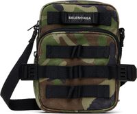 Balenciaga Sac messager kaki à bandoulière - Army