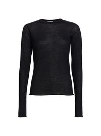 Women's Boaie Cashmere Top - Black - Size Large