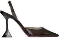 Amina Muaddi Black Holli Heels