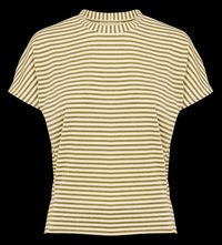 Momoni - Tee shirt col rond en coton mélangé - Taille L - Multicolore