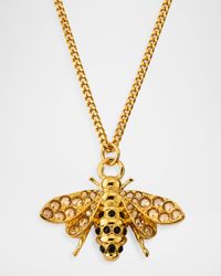 Small Bee Pendant Necklace