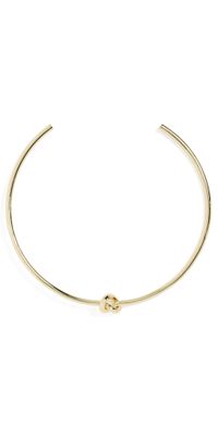SHASHI Knot Cuff Necklace Gold One Size