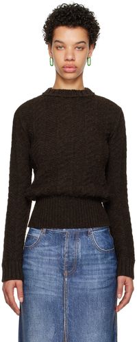 Bottega Veneta Brown Shetland Sweater