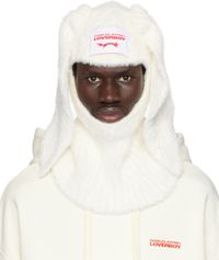 Charles Jeffrey LOVERBOY White Fluffy Rabbit Balaclava