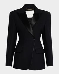 Double-Breasted Waisted Blazer