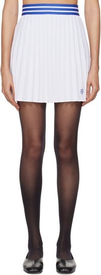 Bode Off-White Court Miniskirt