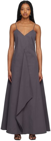 BITE Robe midi Crisp grise