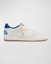 Men's Ball Star Perforated Leather Low-Top Sneakers