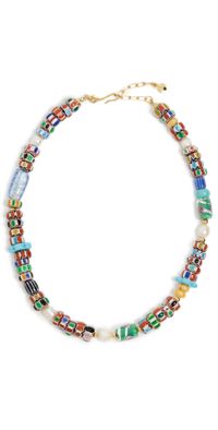MAYAMAR Cape Beaded Necklace Multi Color One Size