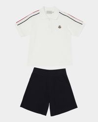 Boy's Polo Shirt W/ Shorts Set, Size 4-6