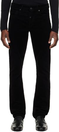 TOM FORD Black 12 Waves Cord Slim Fit Jeans