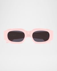 Rectangle Acetate Sunglasses