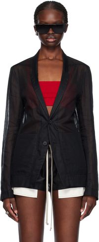 Rick Owens Black Lido Blazer