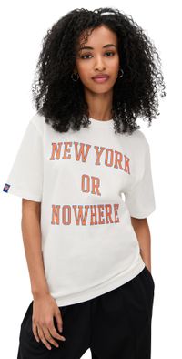 New York or Nowhere Knicks Classic Tee Off White S
