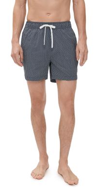 Onia Charles Swim Trunks 5 Diamand Geo Deep Navy XXL