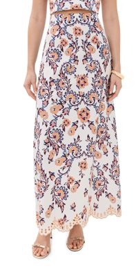 Figue Poppy Skirt Ibiza Floral Biscotti Beige 6