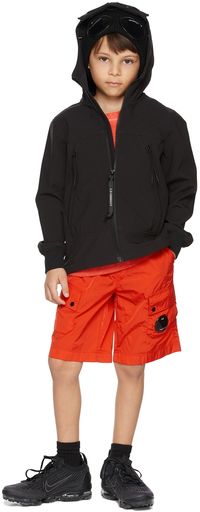 C.P. Company Kids Kids Black Shell-R Goggle Jacket