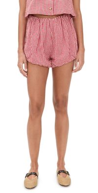 POSSE Aurelia Shorts Red Gingham M