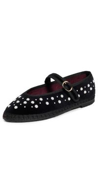 Flabelus Flabelus x Sea NYC Pearl Mary Jane Flats Pearl 41
