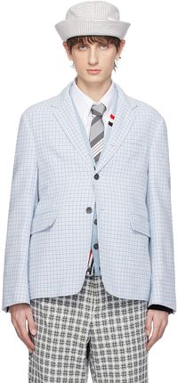 Thom Browne Blue Classic Blazer