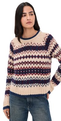 Velvet Makena Alpaca Sweater Multi M