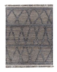 Alissa Noir Hand-Knotted Rug, 9' x 12'