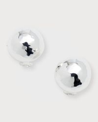 Pinball Stud Earrings in Sterling Silver