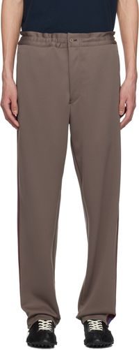 Comme des Garçons Homme Deux Brown Striped Track Pants