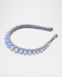 Beaded Wrapped Skinny Headband