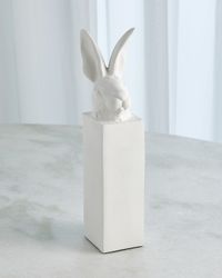 Rabbit Head Sculpture