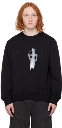 HELIOT EMIL Black Formation Sweatshirt