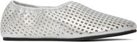 St. Agni Ballerines argentées à perforations