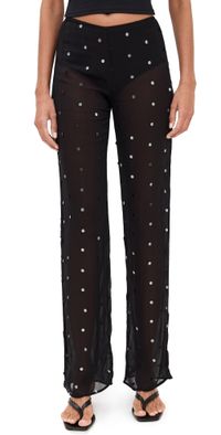 Bec + Bridge Arielle Pants Black Sequin 14