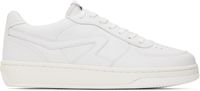 rag & bone White Retro Court Leather Sneakers
