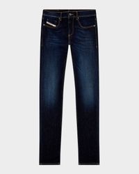 Men's 2019 D-STRUKT Slim Dark-Wash Jeans