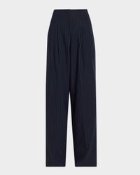 Journey Pinstripe Wool Pants