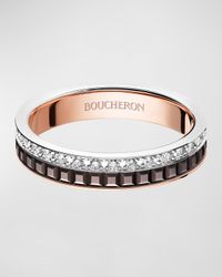 Quatre 18K Tricolor Gold Classique Diamond Ring