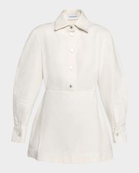 Denim Mini Shirtdress