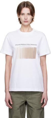 A.P.C. White Franck T-shirt